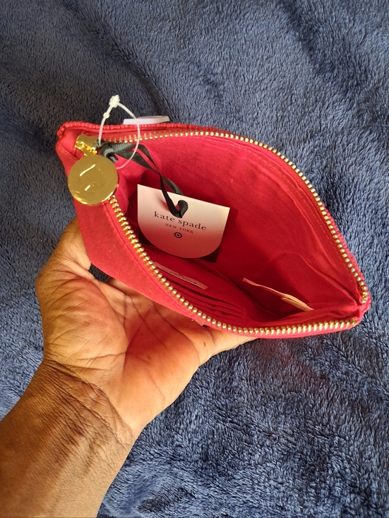 Kate Spade Vibrant Red Pouch - Picture 3 of 4